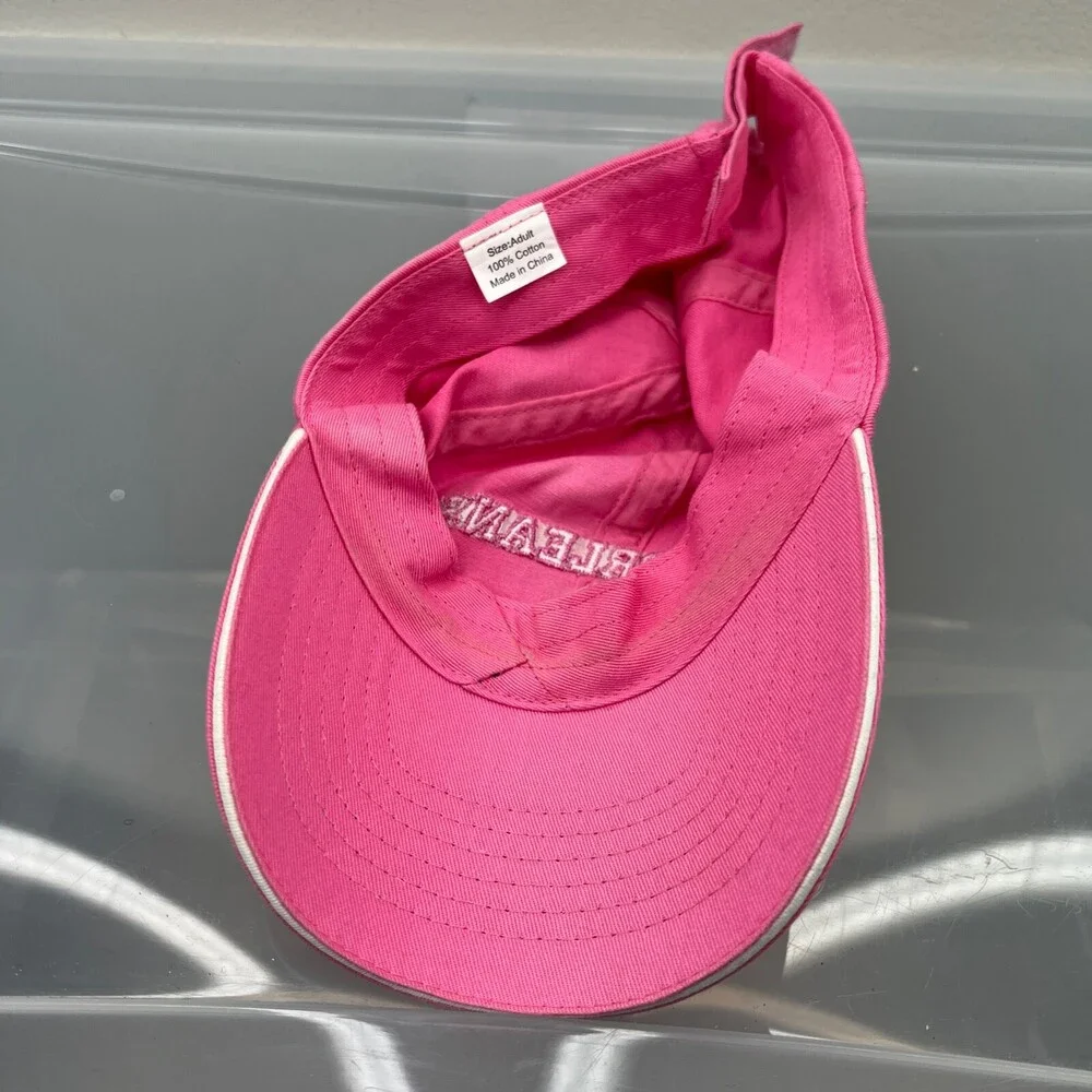 New Orleans Hat Womens Adjustable Pink Strap Baseball Cap‎ Party Festival French